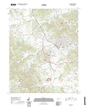 US Topo 7.5-minute map for Pulaski TN