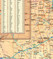 Texas Decorative Wall Map, Gulf of America Edition