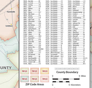 Greater San Antonio Metro Area Zip Code Map