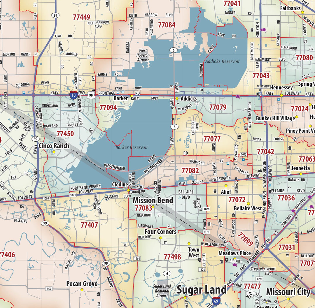 Houston Map With Zip Codes World Map Gray