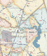 Greater Houston Metro Area Zip Code Map