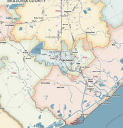 Greater Houston Metro Area Zip Code Map