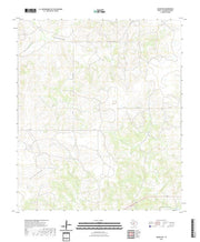 US Topo 7.5-minute map for Adams NW TX