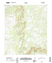 US Topo 7.5-minute map for Admiral TX