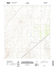 US Topo 7.5-minute map for Belding TX