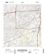 US Topo 7.5-minute map for Bellaire TX
