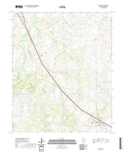 US Topo 7.5-minute map for Bellevue TX