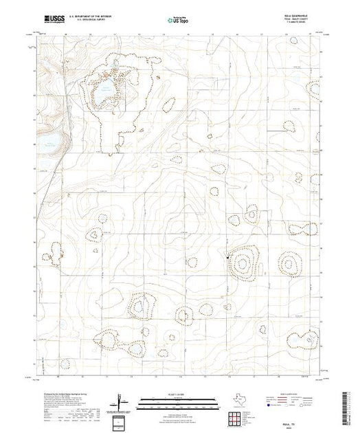 Bula Map US Topo 7.5-minute map for Bula TX – American Map Store