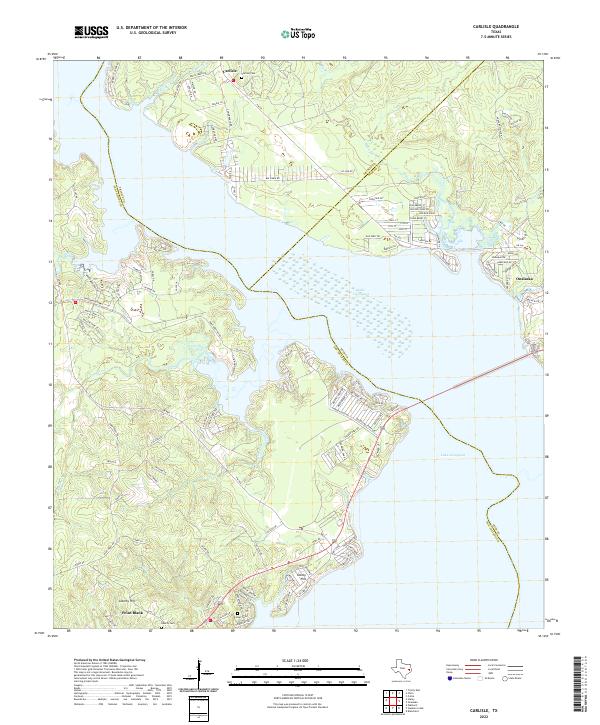 US Topo 7.5-minute map for Carlisle TX