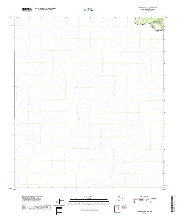 US Topo 7.5-minute map for Castolon OE S TXCHH