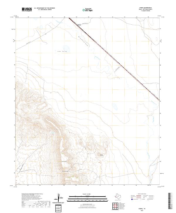 US Topo 7.5-minute map for Chispa TX