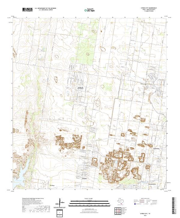 US Topo 7.5-minute map for Citrus City TX