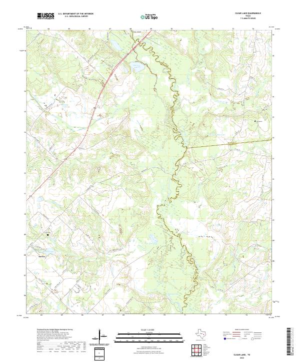 US Topo 7.5-minute map for Clear Lake TX