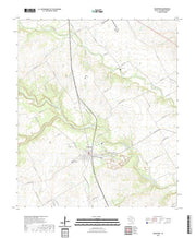 US Topo 7.5-minute map for Crawford TX