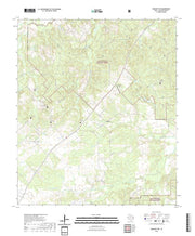 US Topo 7.5-minute map for Crockett NE TX