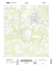 US Topo 7.5-minute map for Cuero TX