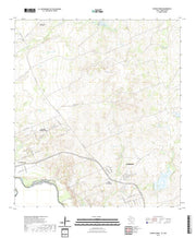 US Topo 7.5-minute map for Cuervo Creek TXTAM
