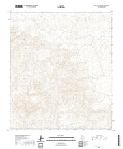 US Topo 7.5-minute map for Cuesta Del Burro East TX