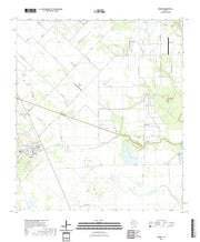 US Topo 7.5-minute map for Damon TX