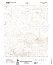 US Topo 7.5-minute map for Dellahunt Draw West TX