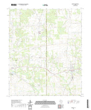US Topo 7.5-minute map for Detroit TX