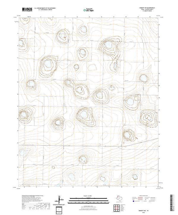 US Topo 7.5-minute map for Dimmitt SW TX