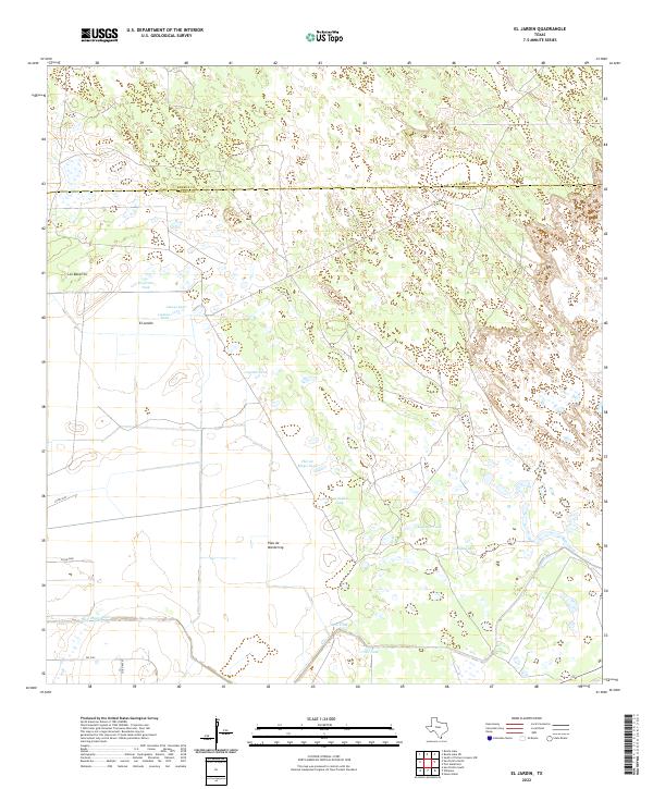 US Topo 7.5-minute map for El Jardin TX