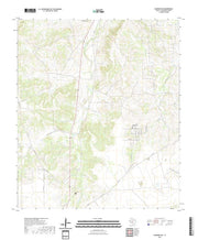 US Topo 7.5-minute map for Eldorado NE TX
