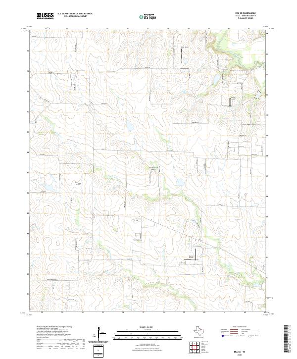 US Topo 7.5-minute map for Era SE TX