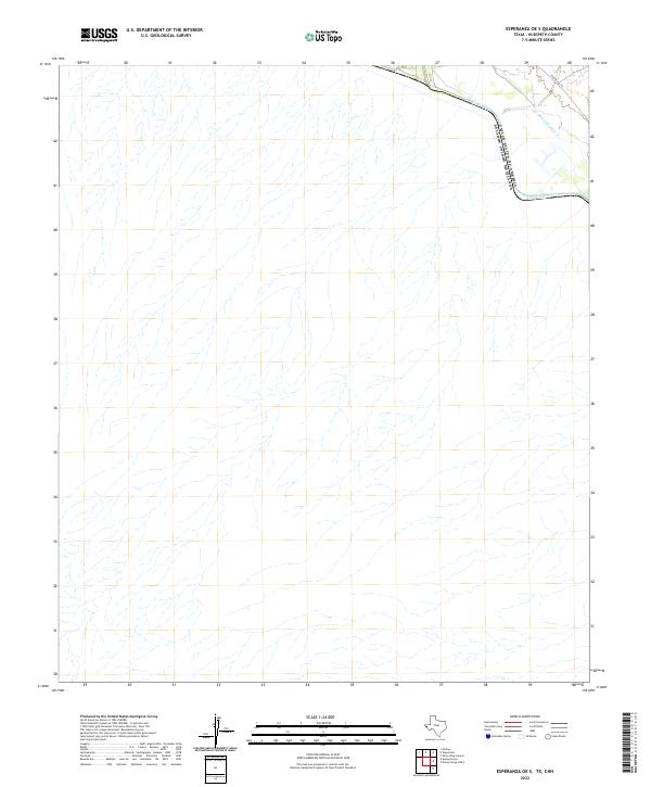 US Topo 7.5-minute map for Esperanza OE S TXCHH