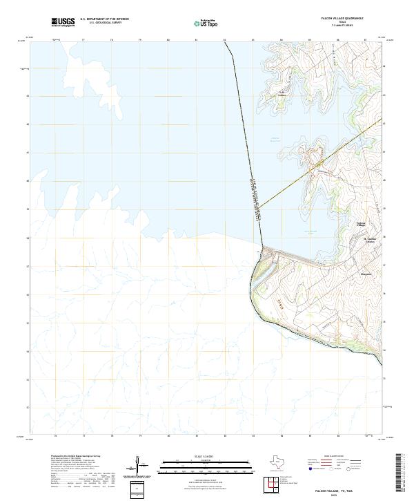 US Topo 7.5-minute map for Falcon Village TXTAM