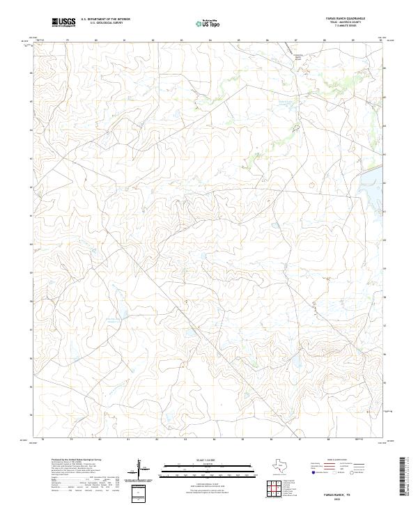 US Topo 7.5-minute map for Farias Ranch TX