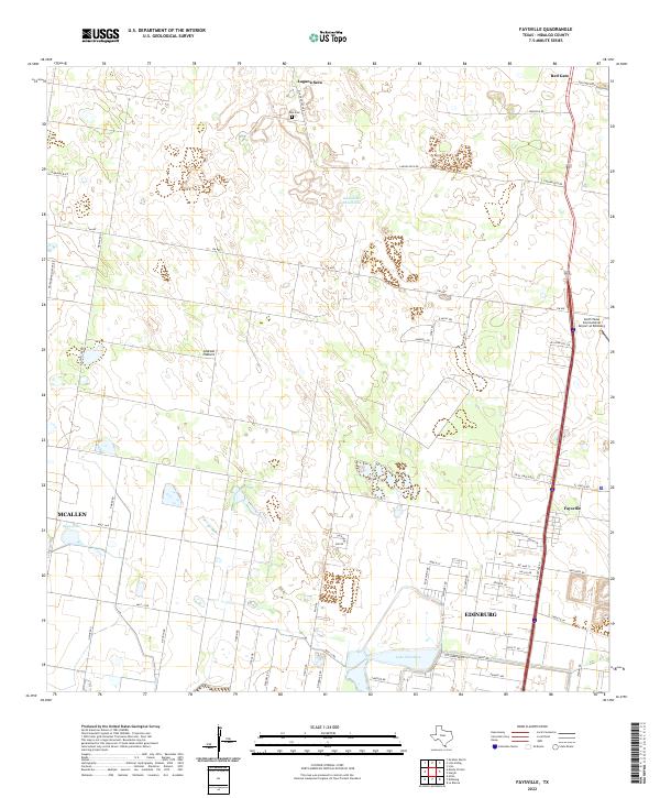 US Topo 7.5-minute map for Faysville TX