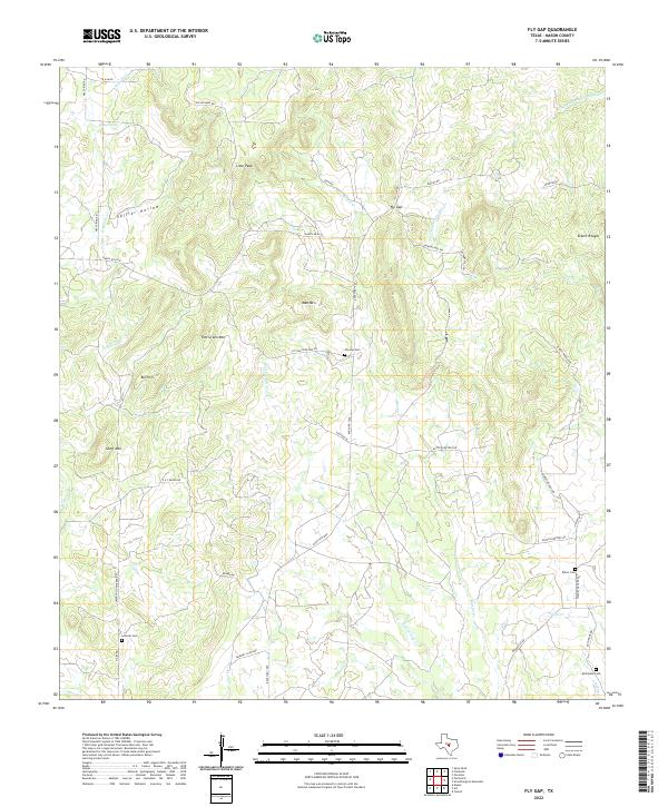 US Topo 7.5-minute map for Fly Gap TX