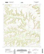 US Topo 7.5-minute map for Geddis Canyon NW TX