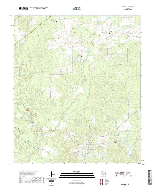 US Topo 7.5-minute map for Glendale TX