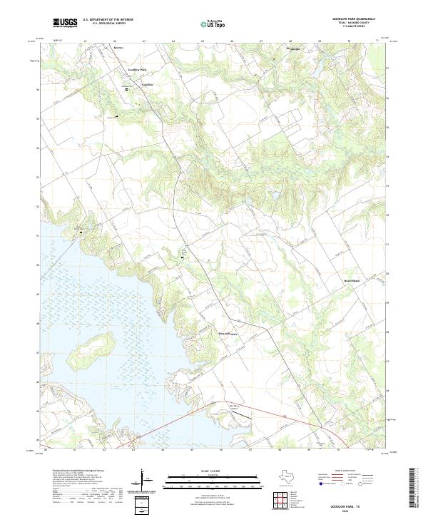 US Topo 7.5-minute map for Goodlow Park TX