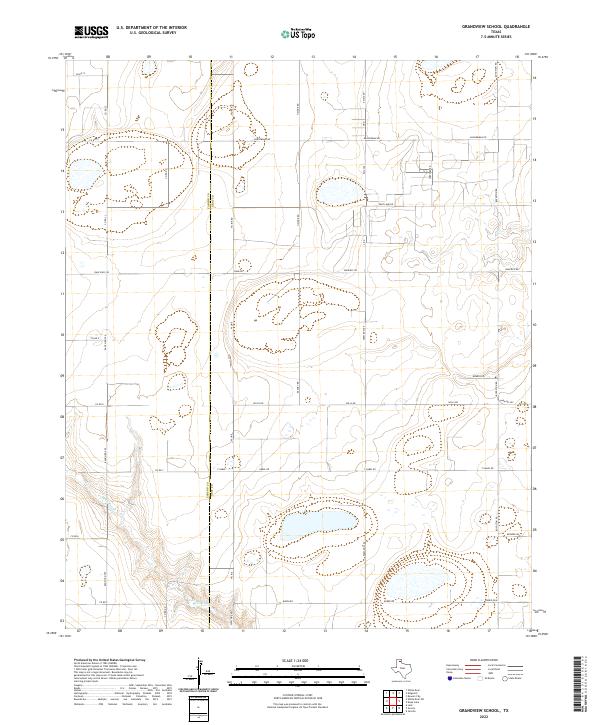 US Topo 7.5-minute map for Grandview School TX