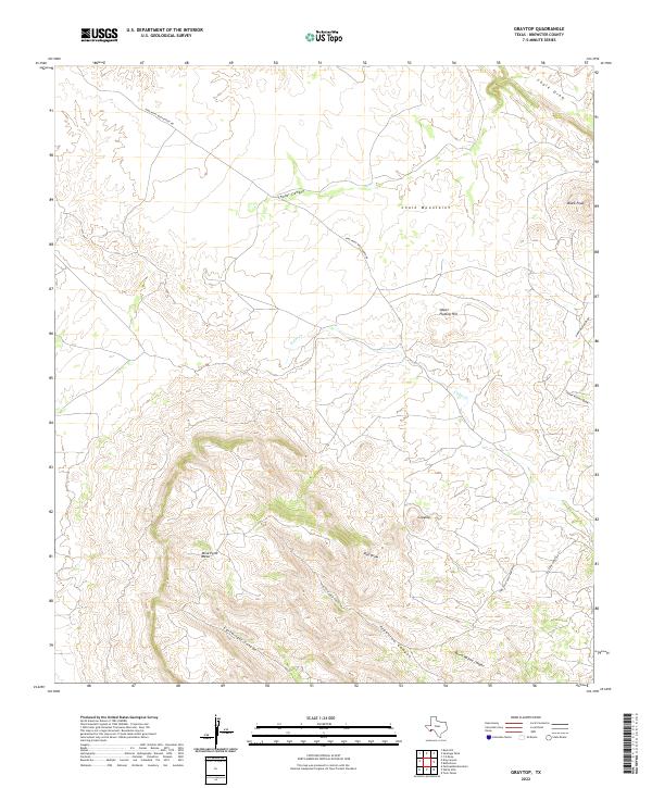 US Topo 7.5-minute map for Graytop TX