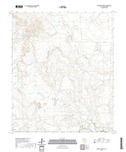 US Topo 7.5-minute map for Gunsight Draw NE TX