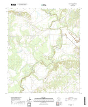 US Topo 7.5-minute map for Halls Bluff TX
