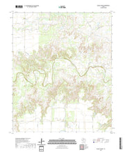 US Topo 7.5-minute map for Halsell Ranch TX