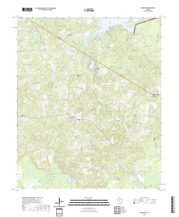 US Topo 7.5-minute map for Harleton TX