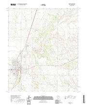 US Topo 7.5-minute map for Haskell TX