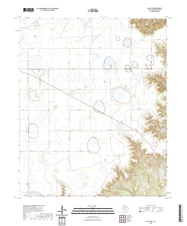 US Topo 7.5-minute map for Hay Lake TX