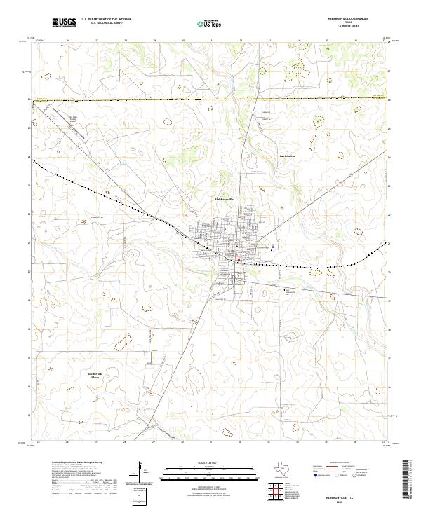 US Topo 7.5-minute map for Hebbronville TX
