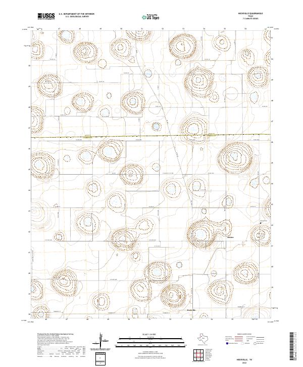 US Topo 7.5-minute map for Heckville TX
