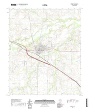 US Topo 7.5-minute map for Henrietta TX