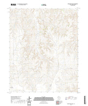 US Topo 7.5-minute map for Horse Creek South TX