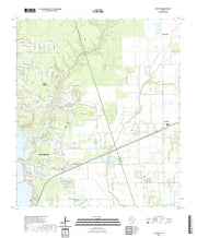 US Topo 7.5-minute map for Huffman TX